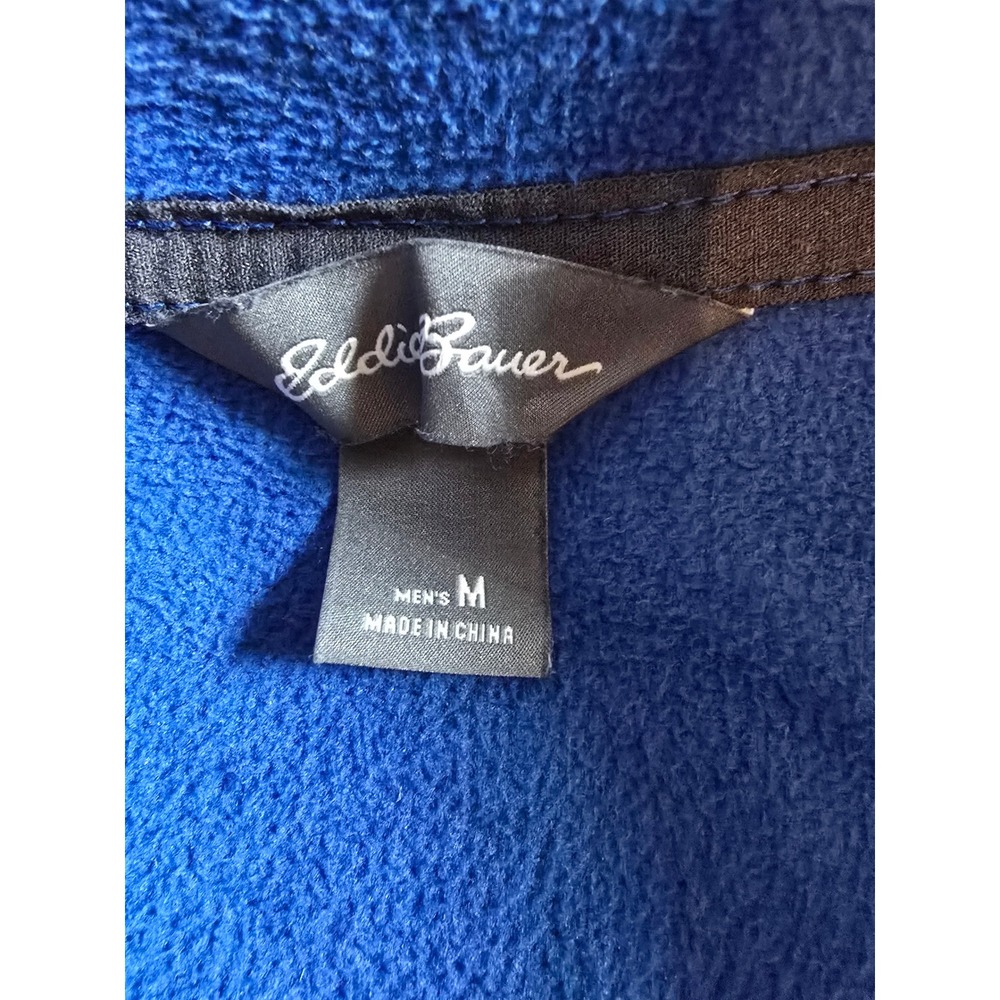 Eddie Bauer Chilali Faux Shearling Fleece Vest Mens M Full Zip Sherpa - Picture 4 of 9
